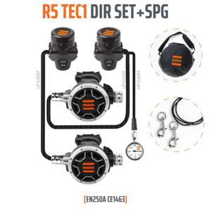 Automat oddechowy Automaty Tecline R5 TEC1 DIR Set z manometrem - zestaw - 2861745173