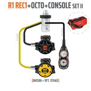 Automat oddechowy Tecline R1 REC1 z octopusem i konsol torba gratis - 2873686508
