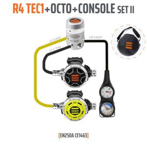 Automat oddechowy Tecline R4TEC1 z octopusem, konsol i torb gratis - 2873686511