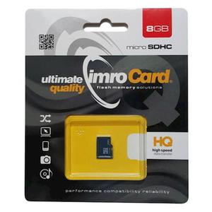 Karta pamieci IMRO MicroSDHC 8GB kl.4 bez adaptera - 2861277695