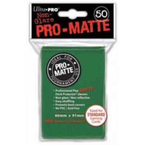 Deck Protector Pro-Matte Green/Zielony 50 (66x91mm) standard (Ultra-Pro Koszulki) - 2874215838