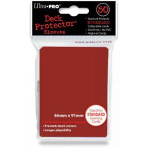 Deck Protector Solid Red/Czerwony 50 (66x91mm) standard (Ultra-Pro Koszulki) - 2827913801