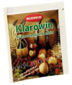 Klarowin 10g do klarowania win rowych i biaych BIOWIN - 2832210540