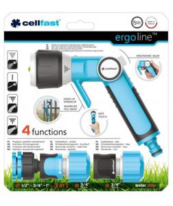 Zestaw ERGO ze zraszaczem pistoletowym wielofunkcyjnym 3/4" ERGO LINE Cellfast - 2832209027