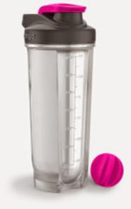 Shaker do odywek Contigo Shaker 820 ml Neon Pink - 2832457480