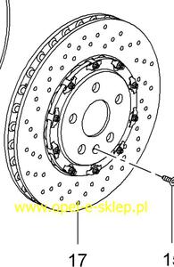 Tarcza hamulcowa przd 18" - 2827259405