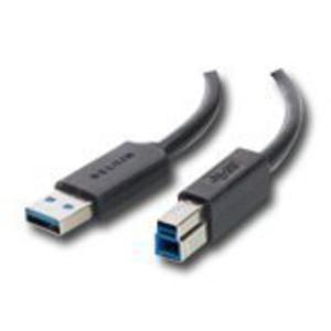 USB 3.0 Cable BELKIN (USB 3.0 Type A (Mski) - USB 3.0 Type B (Mski) Shielded,Molded,1.8m) Szary - 2449618571