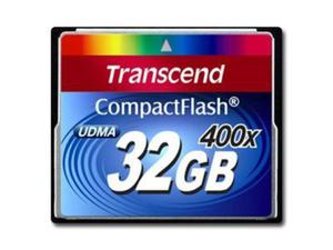 Memory ( flash cards ) TRANSCEND NAND Flash Compact Flash 32GB 400x, Plastic