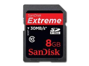 Memory ( flash cards ) SANDISK NAND Flash Secure Digital High Capacity 8GB Class 10 200x, Plastic - 2449618685