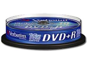 Optical Media VERBATIM DVD+R(16x) 4.7GB 10pk Spindle - 2449618496