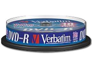 Optical Media VERBATIM DVD-R(16x) 4.7GB 10pk Spindle - 2449618497