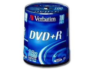 Optical Media VERBATIM DVD+R(16x) 4.7GB 100pk Spindle Advanced AZO - 2449618503