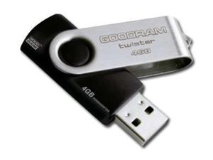 Memory ( USB flash ) GOODRAM GOODDRIVE Twister NAND Flash 4GB, USB 2.0, Base Swivels 360', Ready Boost Function, Plastic, C - 2449618518