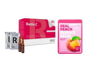 Retix C Retinol 4% - 1 zabieg 2ml+5g - FARMSTAY Maska z brzoskwini Gratis - 2866786015