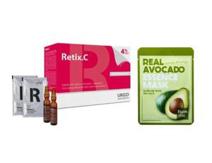 Retix C Retinol 4% - 1 zabieg 2ml+5g - FARMSTAY Maska z awokado Gratis - 2866786018