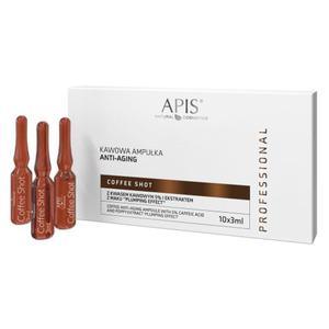 APIS Coffee Shot Kawowa ampuka Anti-Aging z kwasem kawowym 5% i ekstraktem z maku 10x3ml - 2872227617