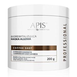 APIS Coffee Shot Biorewitalizujca maska algowa z kwasem kawowym i ziarenkami kawy 200g - 2874278419