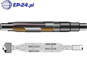 EP4-4/120-150 - mufa przelotowa do kabli 4-yowych Y(A)KY 0.6/1kV (4 x 120-150mm2) - 2825018480