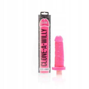 Zestaw Do Odlewania Penisa Glow In The Dark Pink - 2859515189