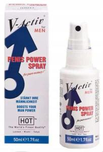 Spray Wzmacniajcy Potencja Erekcja V-Activ Penis - 2859515215