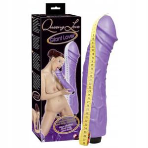 OLBRZYMI WIBRATOR QUEENY LOVE GIANT LOVER PURPLE - 2859516912