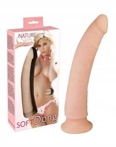 DELIKATNE I ELASTYCZNE DILDO ANALNE NATURE SKIN - 2859517758