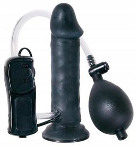 Pompowane Lateksowe Dildo Z Wibracj Temptation - 2859518652