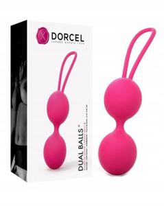 Silikonowe Kulki Gejszy Dorcel Dual Balls Pink - 2859518838