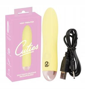 ty Silikonowy Wibrator Cuties Mini 13,2 Cm USB - 2874024307