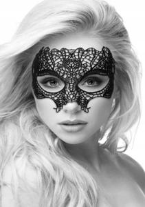 Koronkowa Maska Na Oczy Princess Black Lace Mask - 2876245275