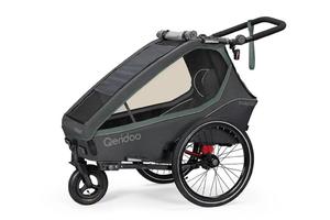 Przyczepka rowerowa Qeridoo Kidgoo1 Ivy Green - 2878000429