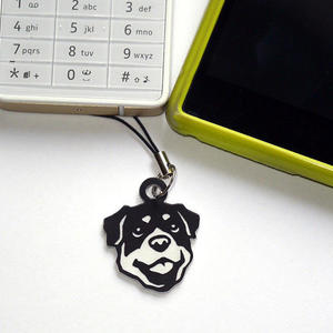 Pies Rottweiler breloczek, przywieszka do telefonu, charms - 2593338652