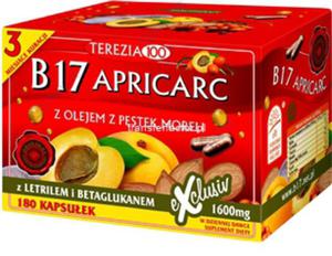 Witamina B17 APRICARC z olejem morelowym 180 tabl - 2841271957