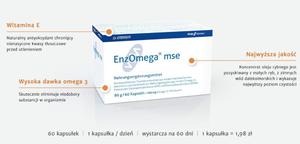 EnzOmegaMSE Naturalne, najwyszej czystoci KWASY OMEGA 3 - 60 tabl - 2841272004