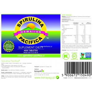 Spirulina Pacifica hawajska 180-540 g w proszku Spirulina Pacifica hawajska suplement diety - 2844933034