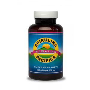 Spirulina Pacifica hawajska 500 mg (180 tabletek) - suplement diety - 2845147272