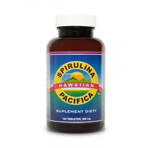 Spirulina Pacifica hawajska 500 mg (120 tabletek) - suplement diety - 2845147273