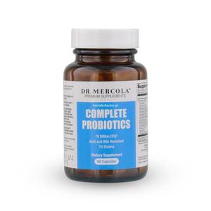 Synbiotyk (probiotyki+prebiotyki) Complete Probiotics (dr Mercola) (60 tabl) - 2845147297