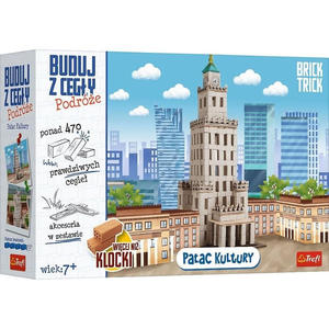 Brick Trick Buduj z cegły Podróże Pałac Kultury XL 61383 Trefl - 2865144211