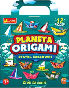 Planeta origami statki aglwki Papier origami - 2872810381