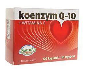 KOENZYM Q10 30 MG*120 KAPS NATURELL/+VIT.E/ - 2825968743