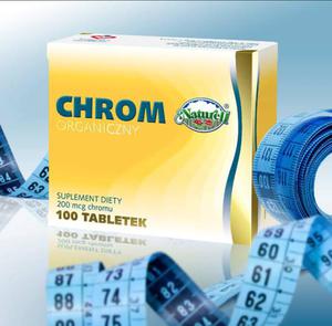 CHROM 100 TABL NATURELL WSPOMAGA ODCHUDZANIE - 2825968746