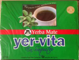 YER VITA expresowa 50 torebek YERBA MATE - 2825969495