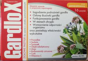 GARDLOX 16TABL. DO SSANIA ZIOOWE SM.POMARACZOWY - 2825969517