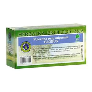 GLOBUS przeciwmigrenowa herbatka ekologiczna - fix 20x2g - 2825969785