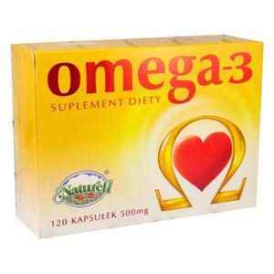 OMEGA 3 KAPS. 500 MG 120 KAPS. NATURELL - 2825968811