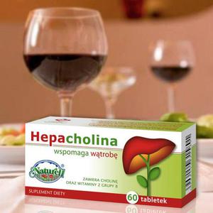 HEPACHOLINA 60 TABL. WSPOMAGANIE WTROBY - 2825968860