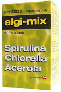 ALGI MIX 100TABL. CHLORELLA SPIRULINA ACEROLA - 2825968939