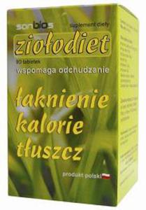 ZIOODIET 90TABL. WSPOMAGA ODCHUDZANIE - 2825968941