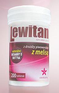 LEWITAN DRODE PIWOWARSKIE Z MELISA 200 TABL. - 2825968955